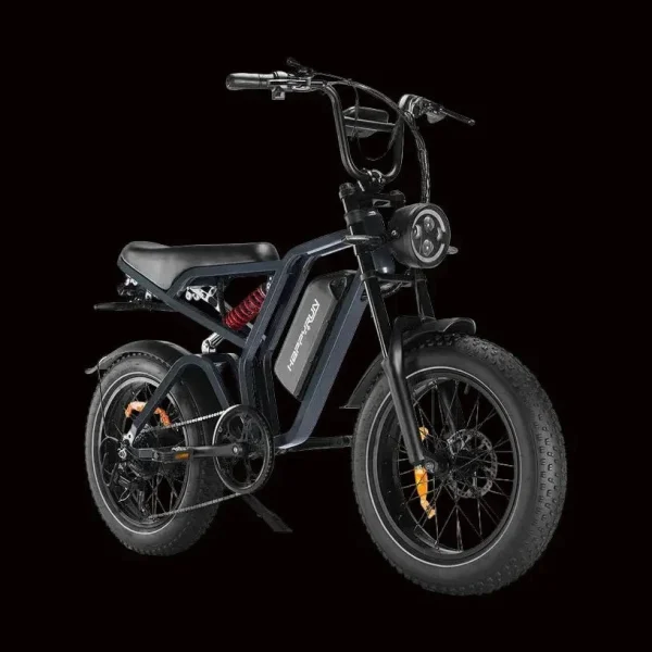 Happy run Tank G60 Pro 1000W Moped Style Off road Electric Bike Fat Tire
