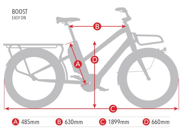 Benno Bikes BOOST EVO 7 CX - 24" Electric Cargo Bike - 2026 - titanium grey